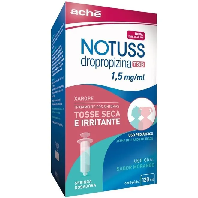 NOTUSS TSS PED 1,5MG/ML 120ML+SER (ACH)