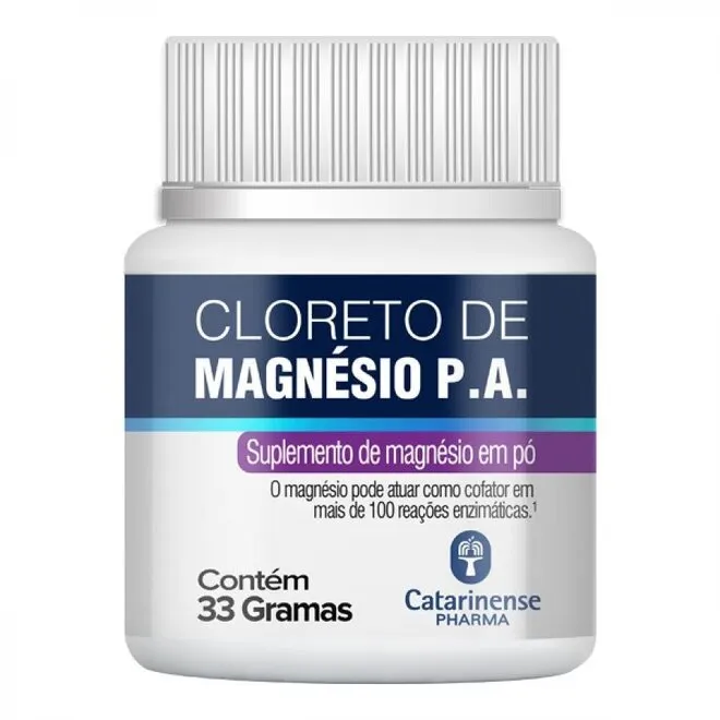 Cloreto De Magnésia P. A. Catarinense Em Pó 33G