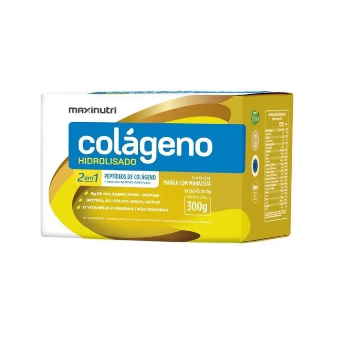 Colageno Hid 2em1 Verisol Manga c/Maracuj 30Saches-MAXINUTRI