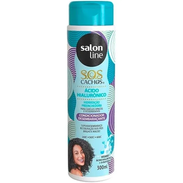 Shampoo Salon Line Sos Cachos Ácido Hialurônico 300ml