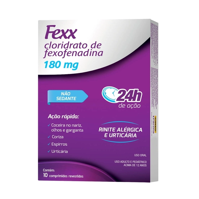 Fexx 180mg com 10 Comprimidos Cimed