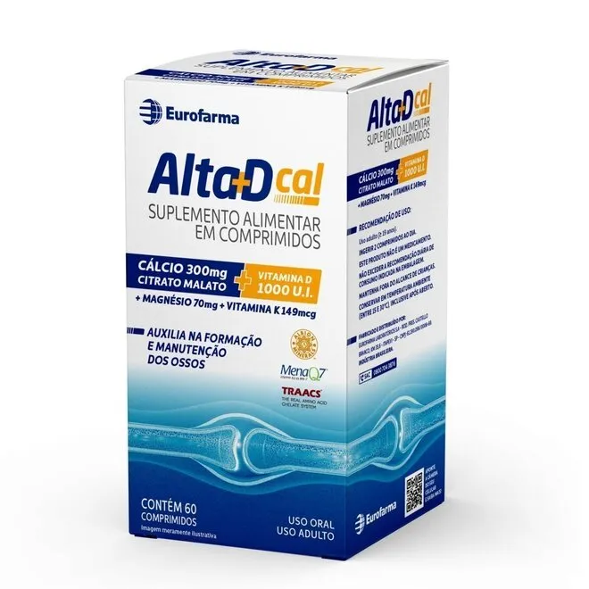 Alta D Cal 60 comprimidos - EUROFARMA