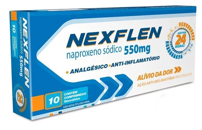 Nexflen 550Mg Legrand Caixa Com 10 Comprimidos Revestidos