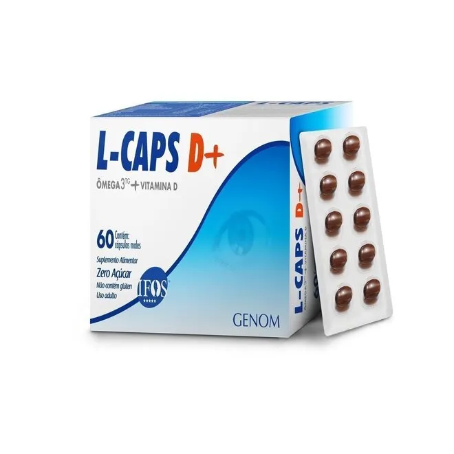 L-caps D+ com 60 Cápsulas Moles - GENOM