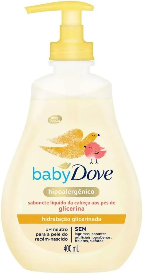 Sabonete Liquido Infantil Dove Hidratacao Glicerinada 400ml