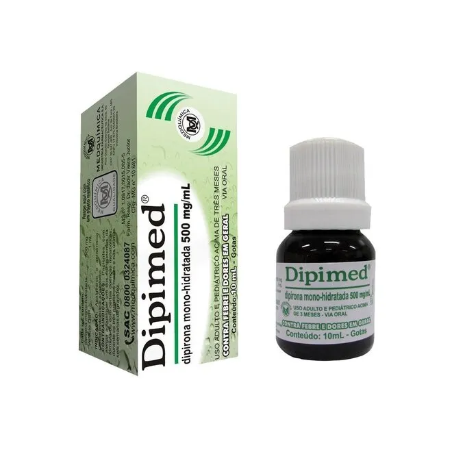 Dipimed 500mg/ml Gotas 10ml - MEDQUIMICA