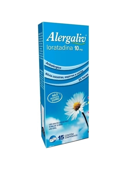 Alergaliv 10Mg Antialérgico Legrand Com 15 Comprimidos