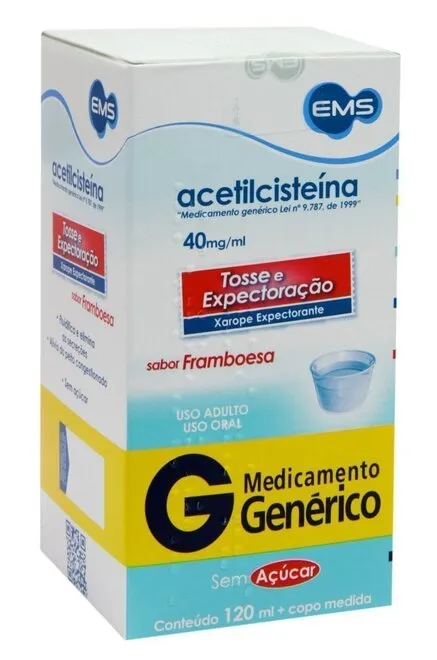 Acetilcisteina 40mg/ml Adulto 120ml - EMS
