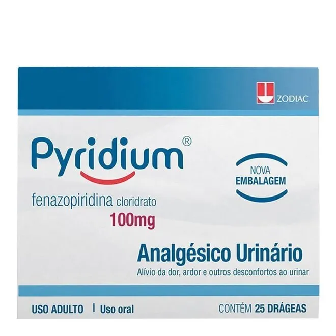 Pyridium 100Mg Com 25 Drageas