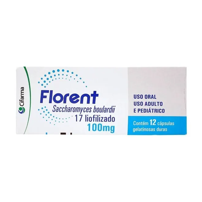 Florent 100MG Com 12 Cápsulas
