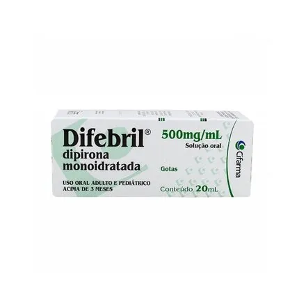 Dipirona Difebril Cifarma 20Ml