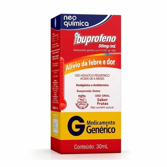 IBUPROFENO 50MG/ML GOTAS 30ML