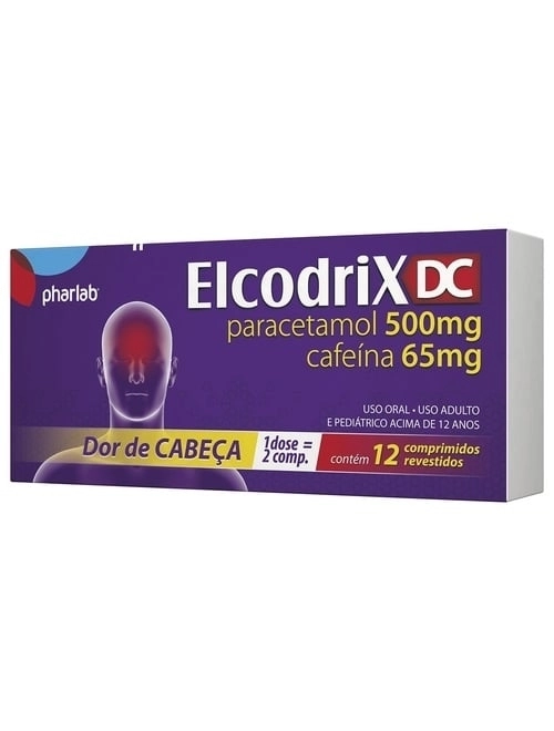 Elcodrix 500mg 12 comprimidos - PHARLAB