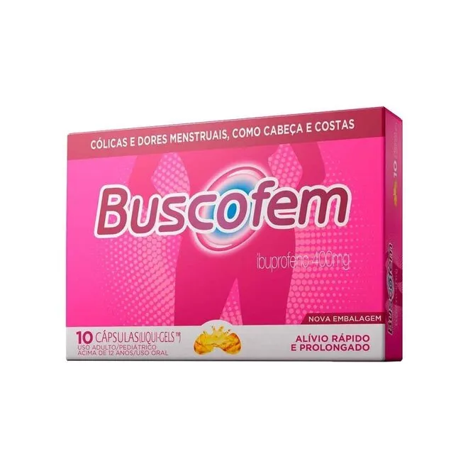 Buscofem 400Mg Com 10 Cápsulas