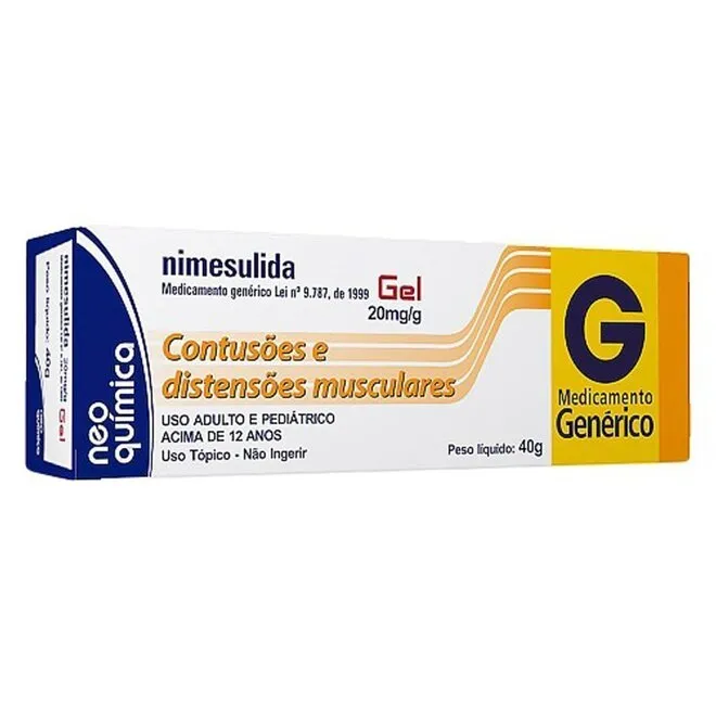 Nimesulida Gel 20mg/g 40g - NOVA QUIMICA
