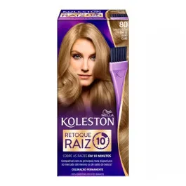 Tintura de Cabelo Koleston Retoque Raiz 80 Louro Claro 1 Unidade