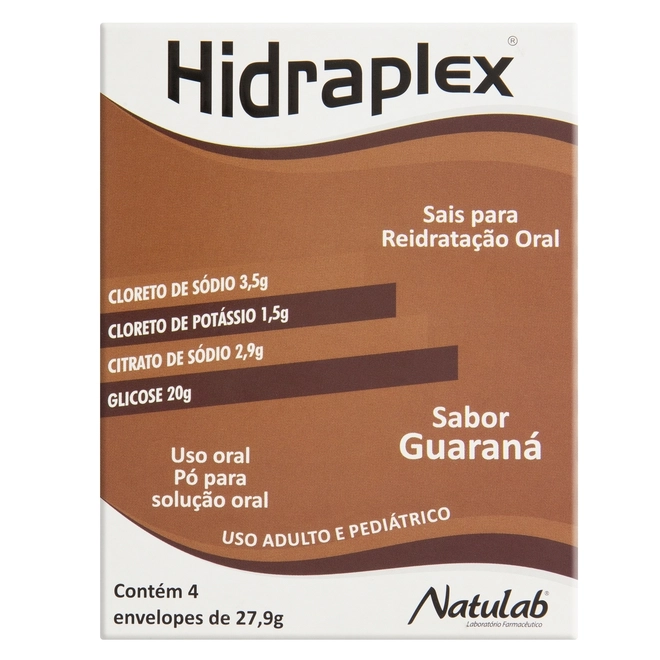 Hidraplex Guarana em Pó 4 Envelopes de 27,9g - NATULAB