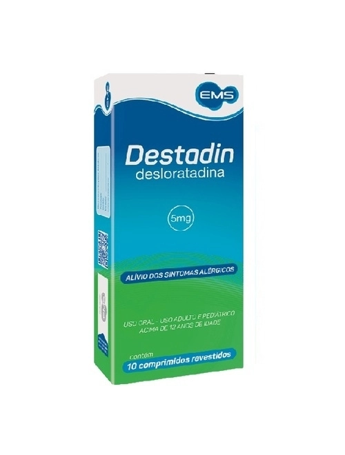 Destadin 5Mg Ems Caixa Com 10 Comprimidos Revestidos