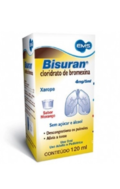 Bisuran 0,8Mg/Ml Xarope Com 120ml