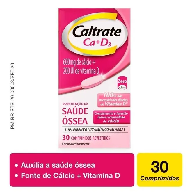 CALTRATE 600+D 200UI 30 COMPRIMIDOS