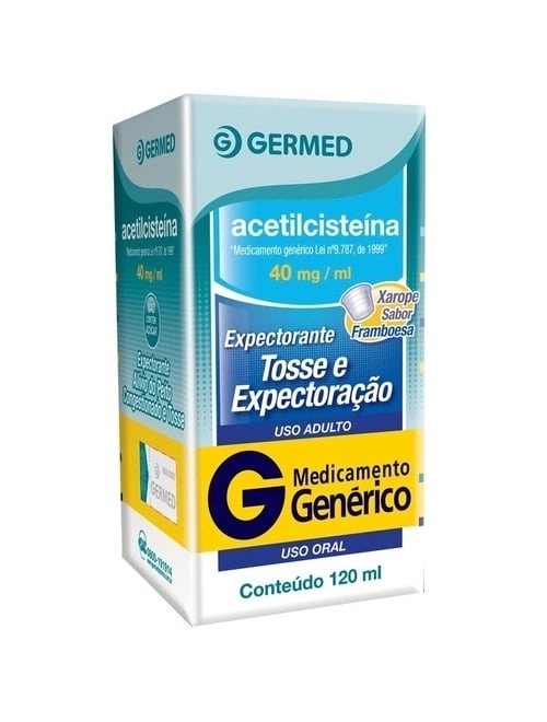 Acetilcisteina 40mg/ml Adulto 120ml - GERMED