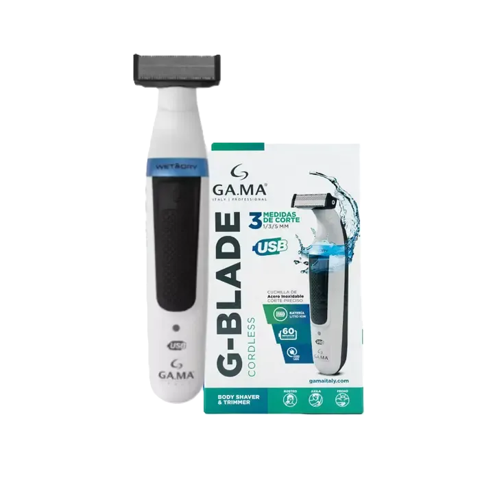 Aparador de pelos ga.ma g-blade wet dry usb 1un