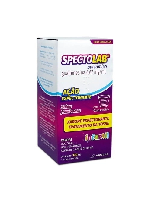 Spectolab Xarópe Infantil Mutilab 120Ml