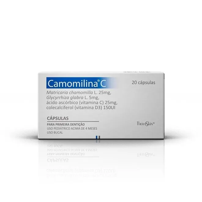 Camomilina C Theraskin Caixa Com 20 Cápsulas