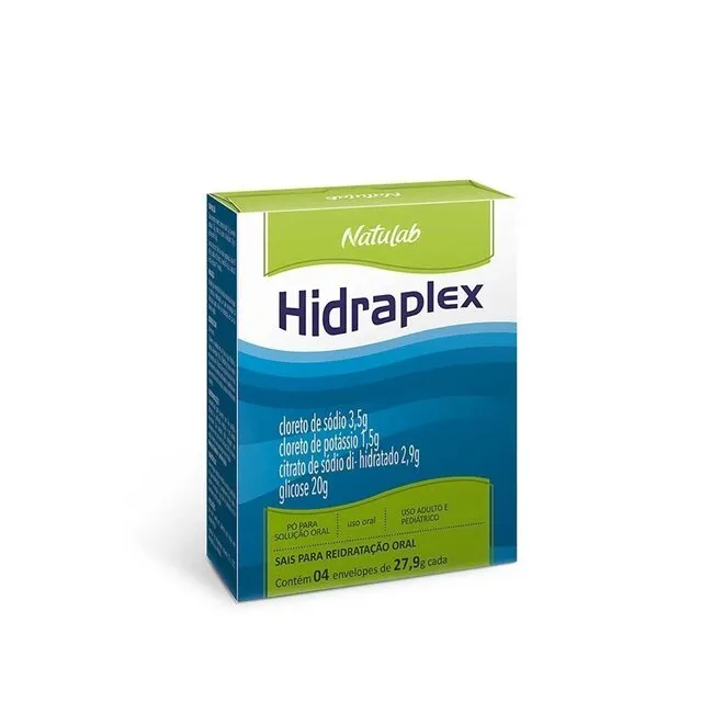 Hidraplex Natural em Pó 4 Envelopes de 27,9g - NATULAB