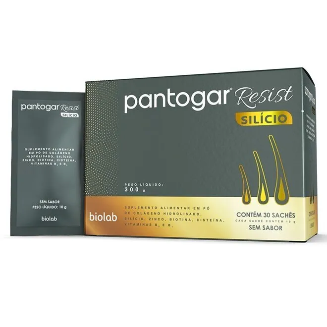 Pantogar Resist Silício 10g - 30 sachês