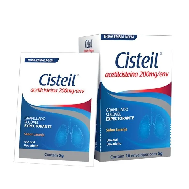 Cisteil 200mg/ml 16 Envelopes 5g - GEOLAB