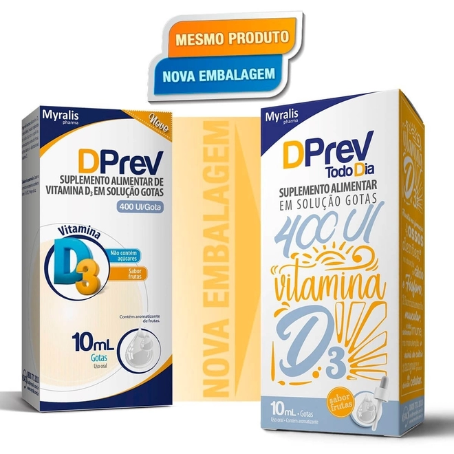 Dprev Todo Dia 400UI Myralis 10ml
