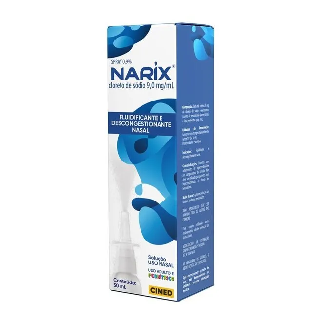 Narix Spray Descongestionante Nasal 9mg 50ml - CIMED