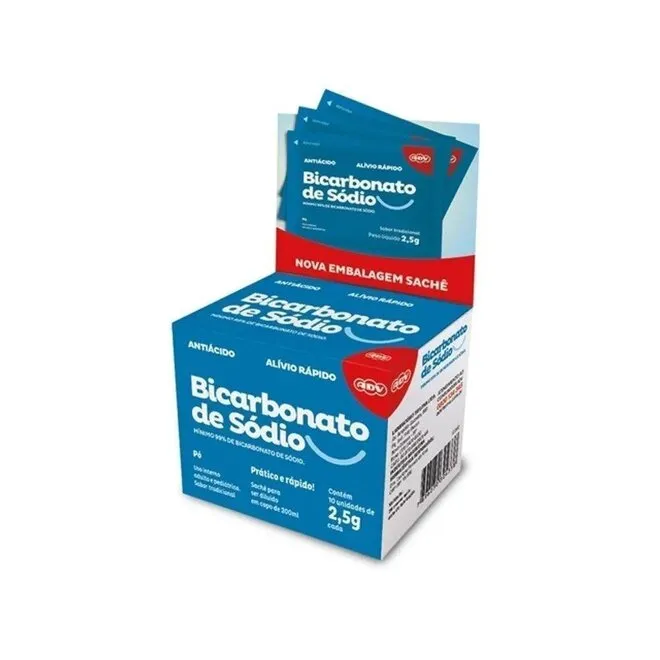 Bicarbonato de Sódio Sachê 2,5g - ADV