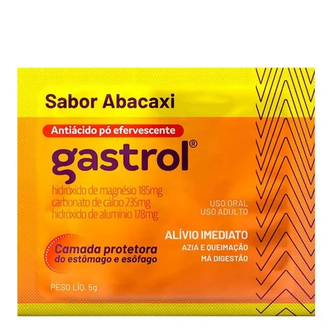 Gastrol Sabor Abacaxi Pó Efervescente 5g - NEO QUIMICA
