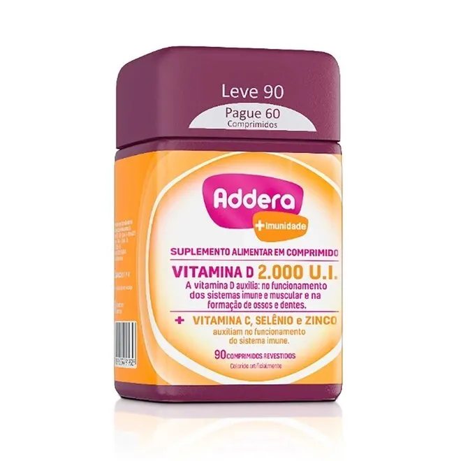 Polivitamínico Addera +Imunidade 90 comprimidos