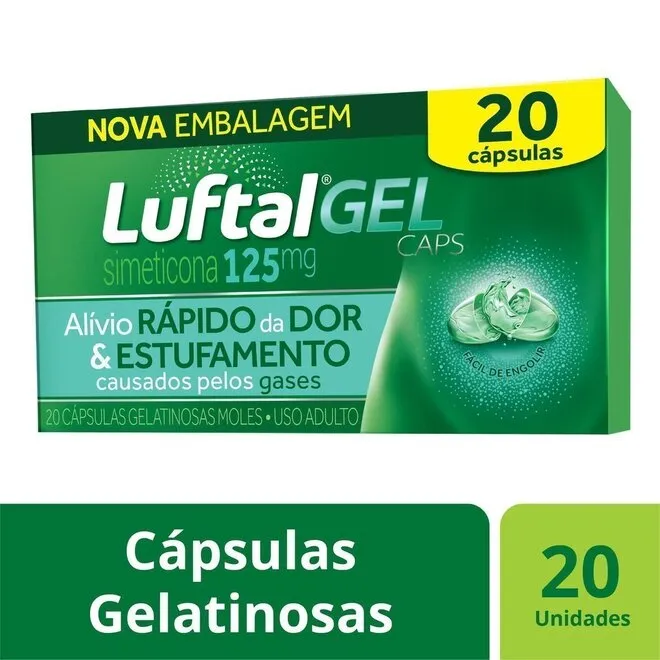 Luftal Gel 125Mg 20 Cápsulas Gelatinosas