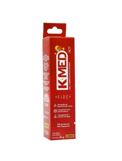 Gel Lubrificante Íntimo K-Med Hot 40G