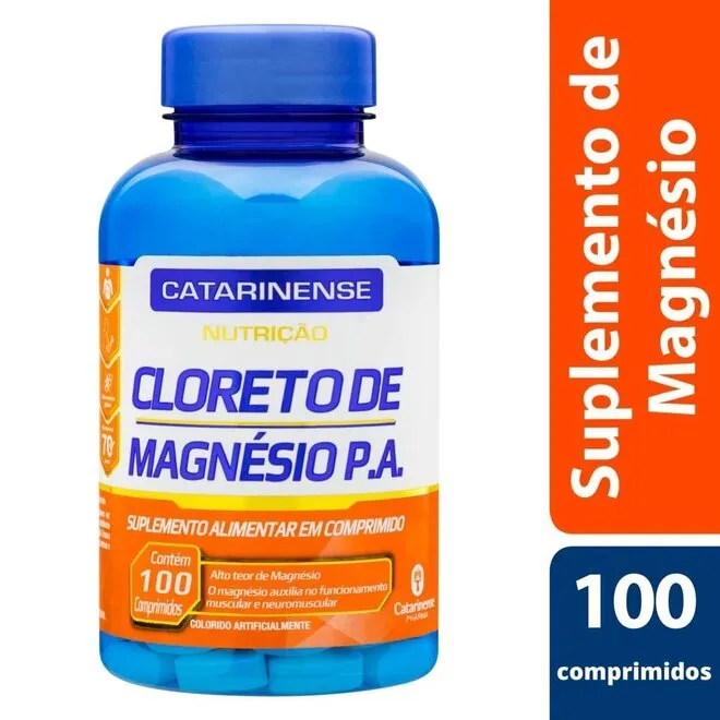 Cloreto De Magnésio P.A Catarinense Com 100 Comprimidos