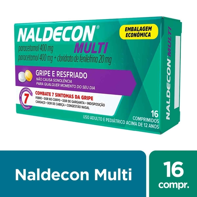 Naldecon Multi 16 Comprimidos