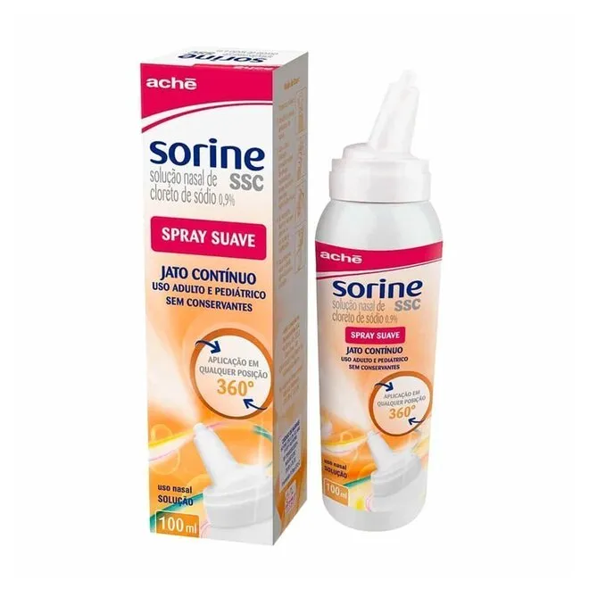 Sorine SSC 9mg/ml Spray 100ml de Solução Nasal-ACHÉ - MELCON