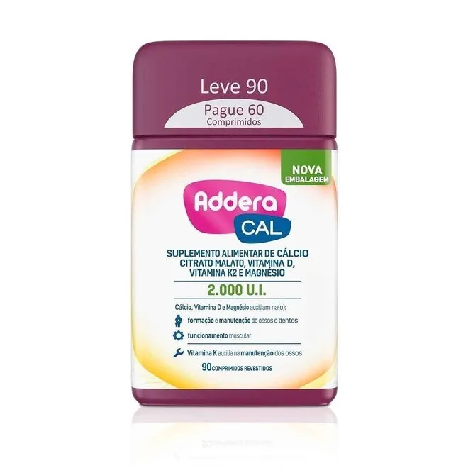 Addera Cal 2.000Ui Com 90 Comprimidos