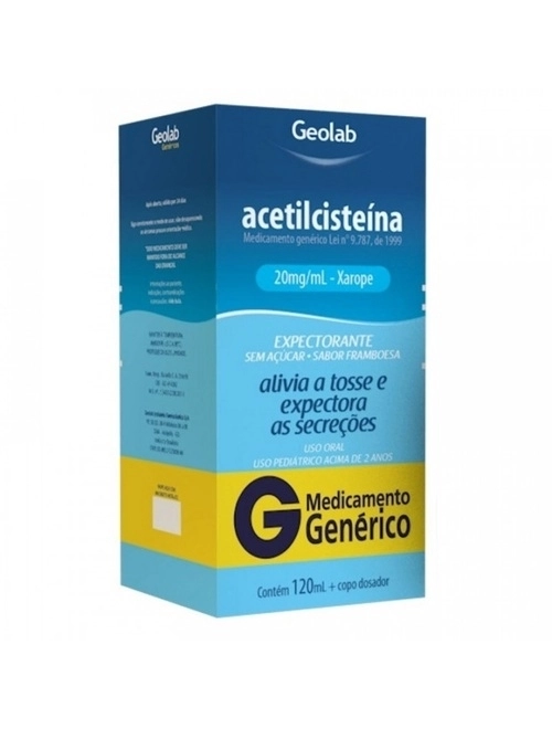 ACETILCISTEINA PED 20MG/ML 120ML