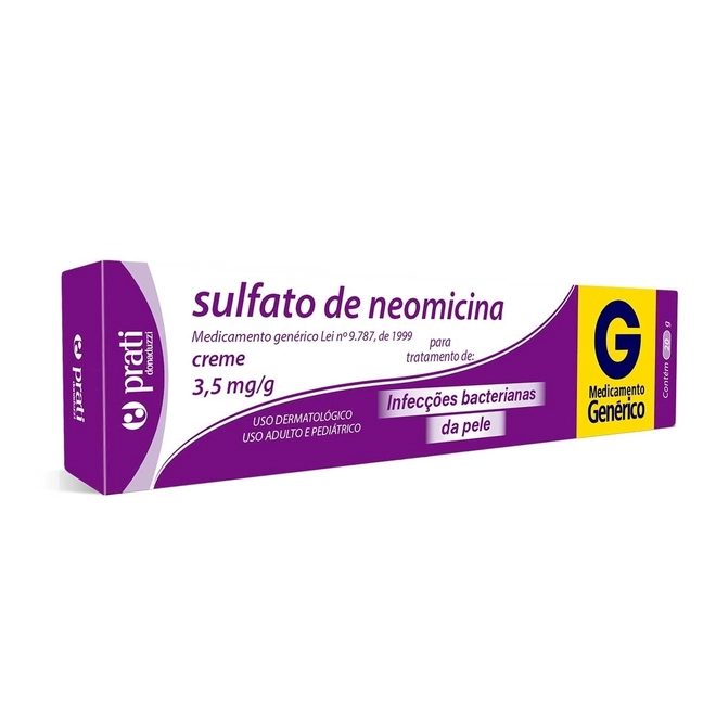 SULFATO NEOMICINA CREME C/20G(PRAT)