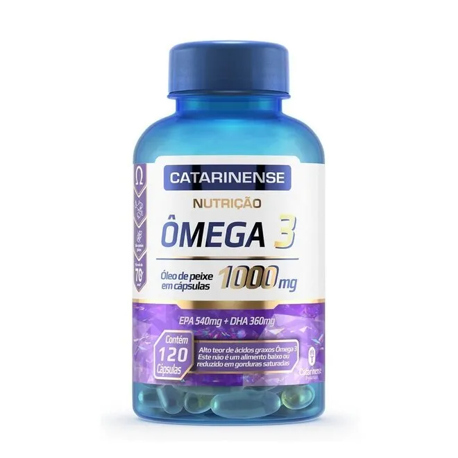 Ômega 3 1000 Com 120 Cápsulas