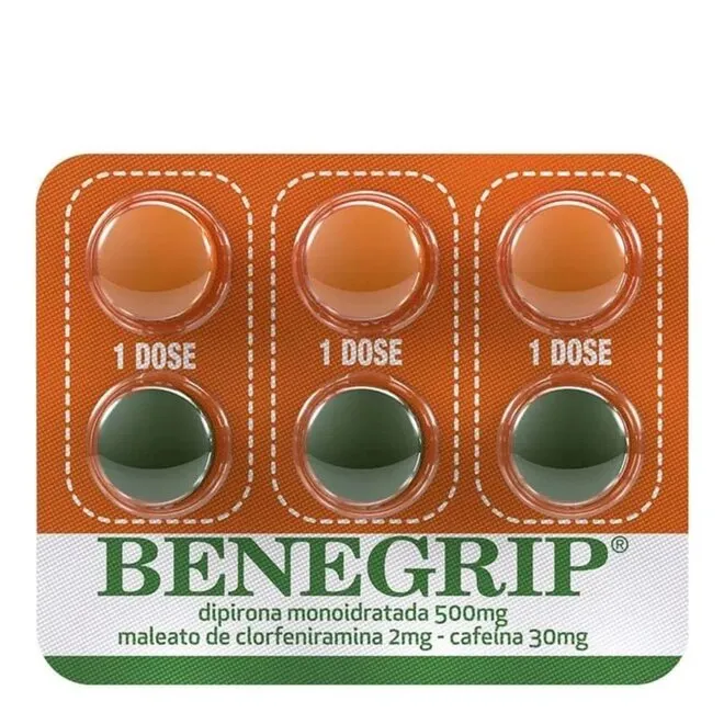 BENEGRIP 500MG C/6CP (HDO)