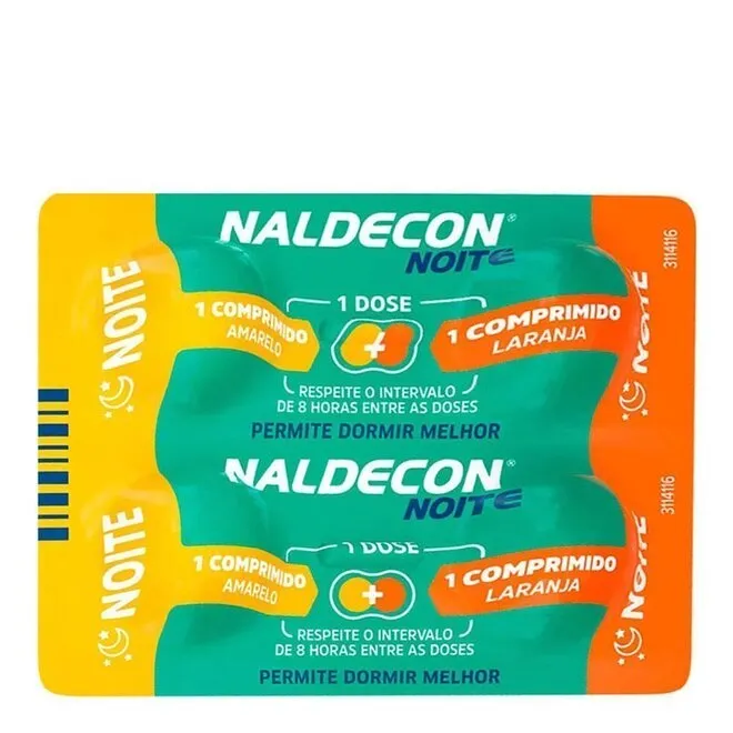 Naldecon Noite 4 Comprimidos - RECKITT
