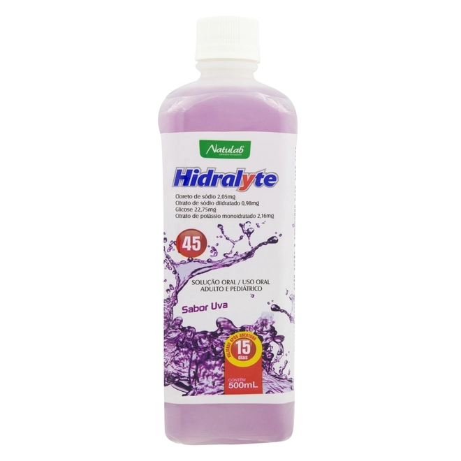Hidralyte 45 Uva 500ml - AIRELA