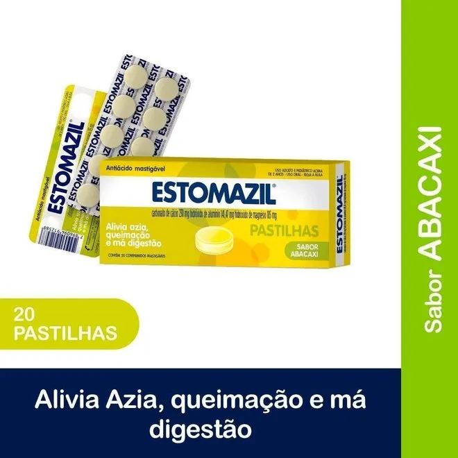 ESTOMAZIL 20 COMP. MASTIGAVEIS