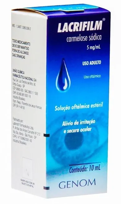 Lacrifilm 5mg/ml 10ml Solução Uso Oftálmico - UNIÃO QUÍMICA